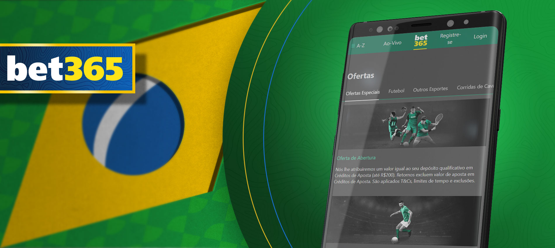 Uma das melhores casas de apostas entre outras aplicações brasileiras - bet365.