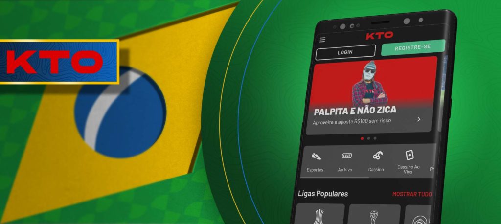 Uma das melhores casas de apostas entre outras aplicações brasileiras - KTO.