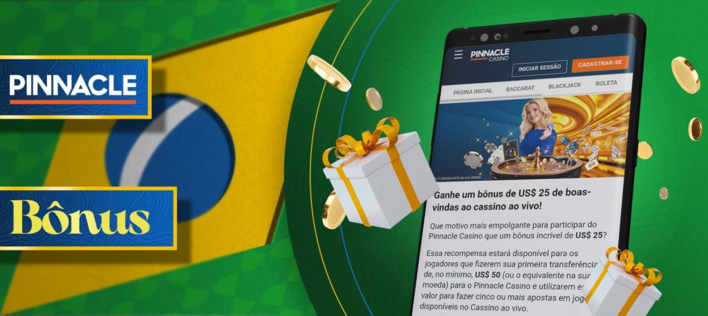 Todos os bónus e promoções móveis Pinnacle no Brasil