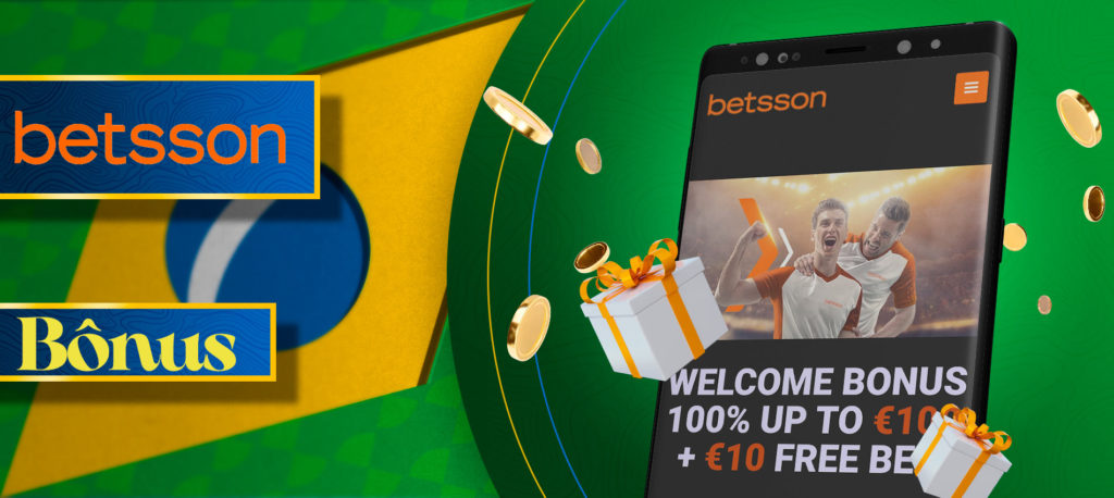 Bónus deliciosos para cada jogador na aplicação móvel androide da Betsson Brasil