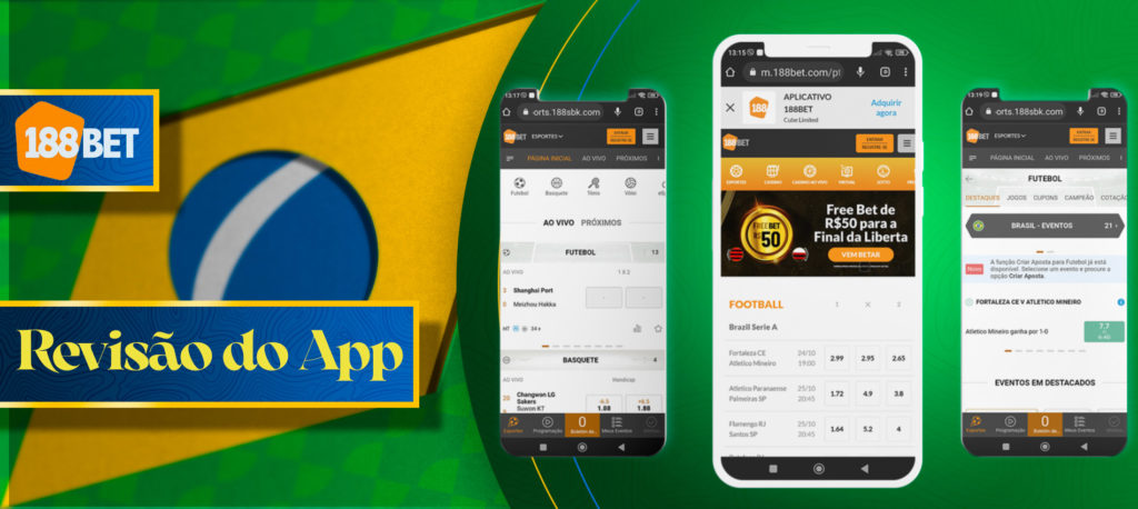 Revisão completa da aplicação 188bet para o androide Brasil