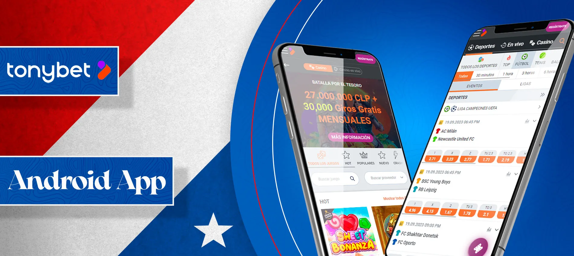 TonyBet Android App Screenshot