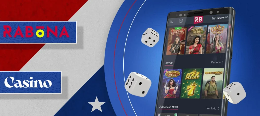 Revisión de los juegos de casino en la aplicación móvil Rabona en Chile