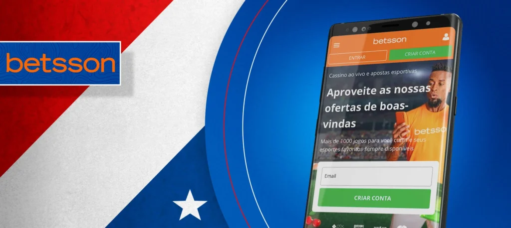Aplicación móvil de la casa de apuestas Betsson en Chile