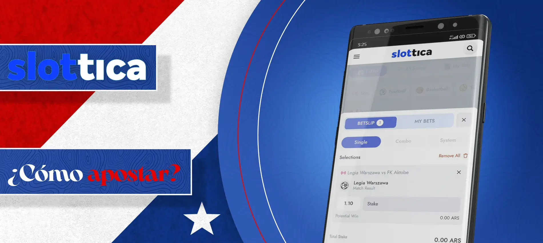 ¿Cómo apostar en la app Slottica?