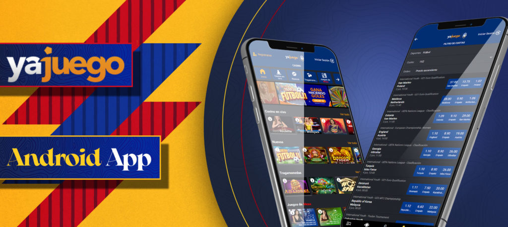 la aplicación Yajuego Android