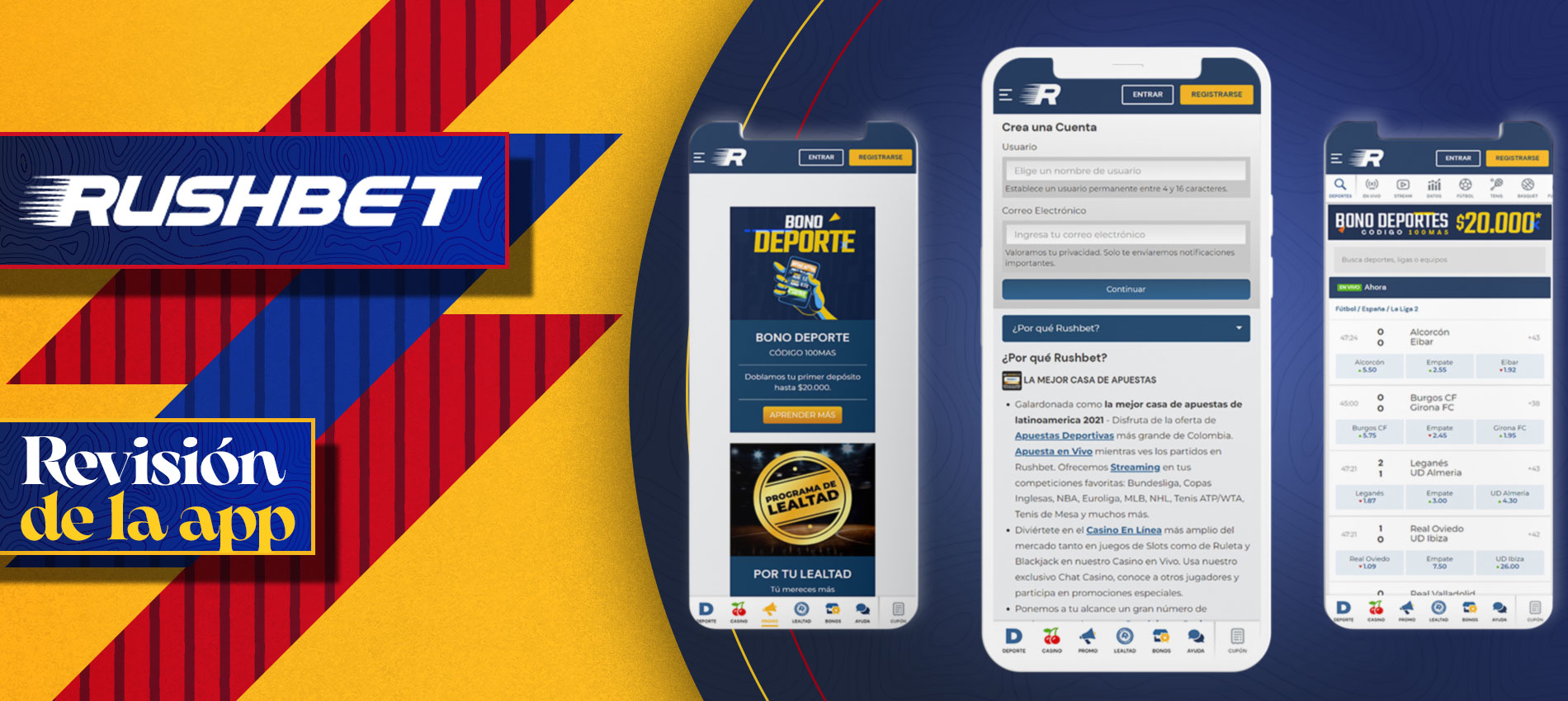 Cómo descargar la App de RushBet