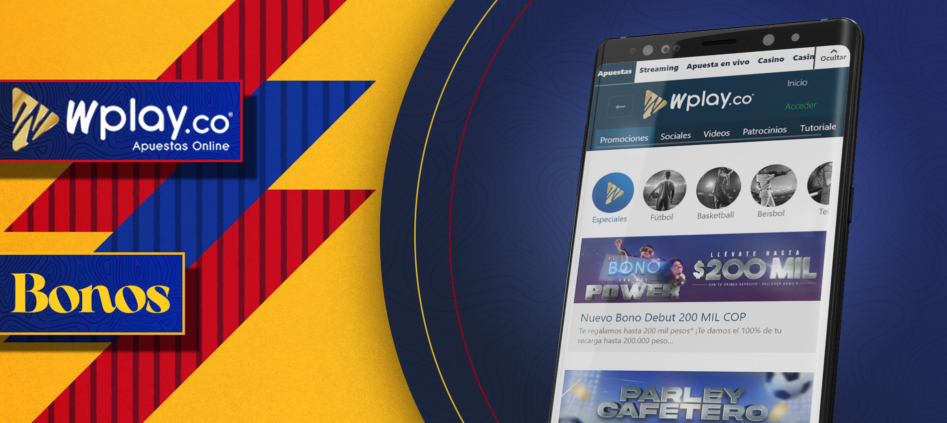 Todas las bonificaciones y promociones disponibles en el Wplay.