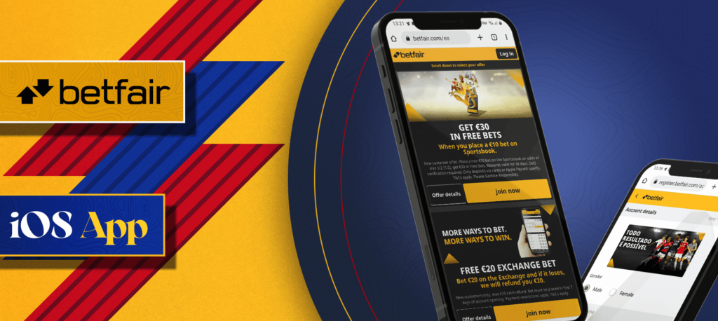 Cómo descargar la aplicación de Betfair para iOS en Colombia