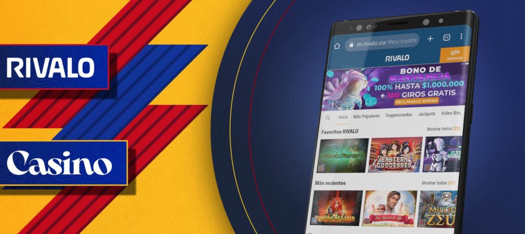 Todos los juegos de casino en la aplicación móvil de Rivalo