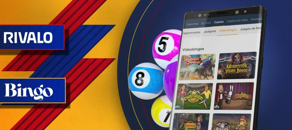Revisión de los juegos de Bingo en la aplicación móvil Rivalo en Colombia