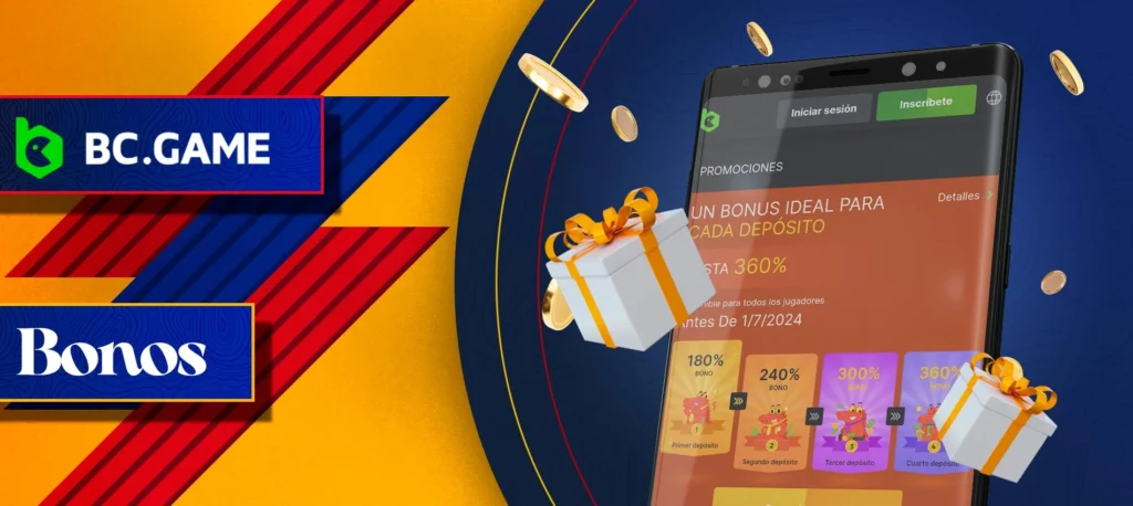 ¿Qué promociones y bonos ofrece la casa de apuestas BC Game Colombia?