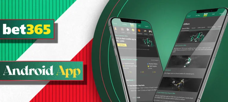 Interfaz de la aplicación Bet365 para Android