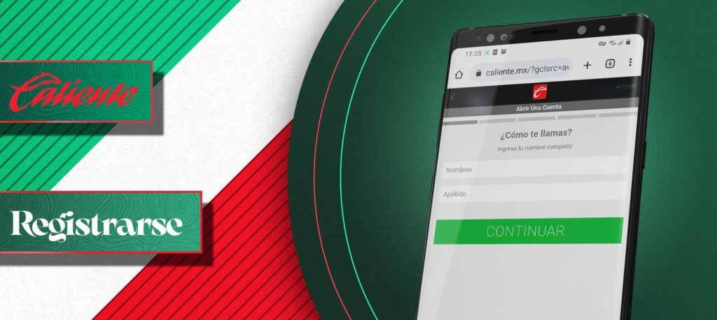Cómo registrarse en la aplicación móvil de Caliente en México