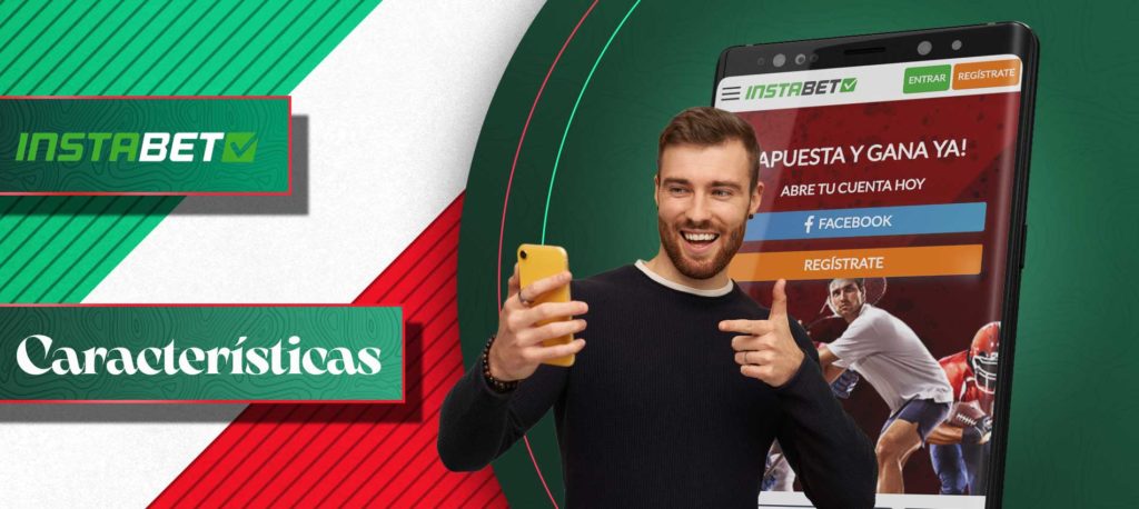 Todas las características de la versión móvil de la app InstaBet en México