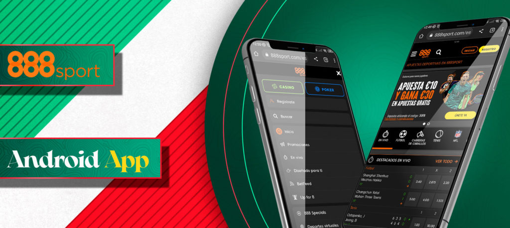 Instrucciones para descargar la aplicación móvil de 888sport para Android en México