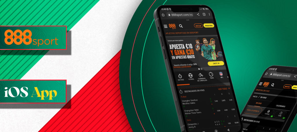 Instrucciones para descargar la aplicación móvil de 888sport para iOS en México