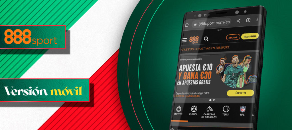 Todas las ventajas e inconvenientes de la versión móvil de la web de 888sport para Android e iOS