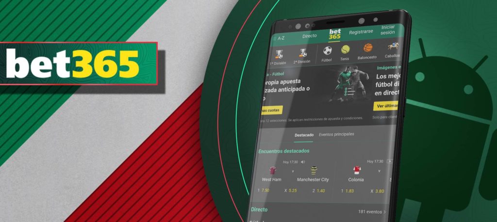 Bet365 Android aplicación de apuestas para México