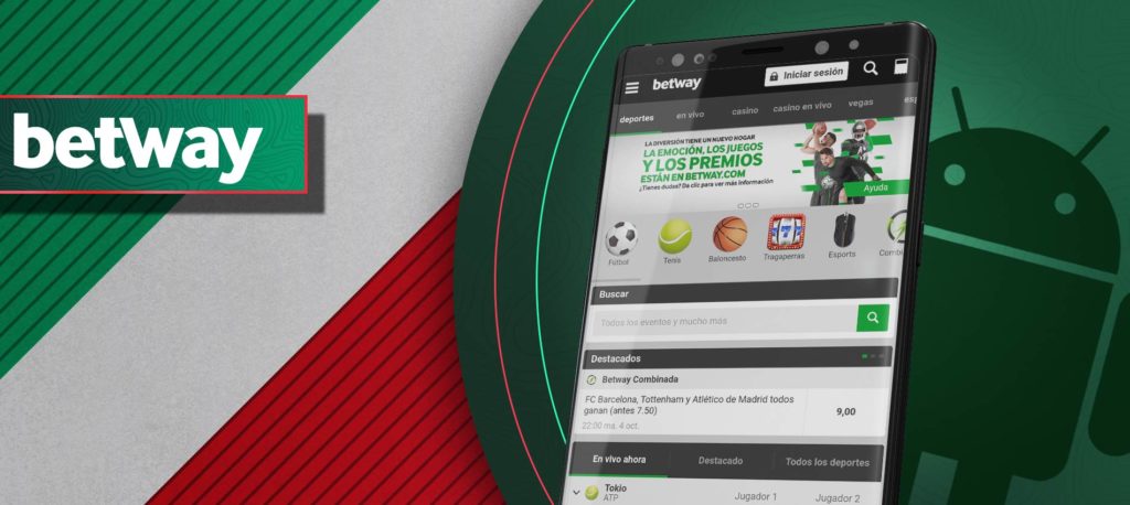 Betway Android aplicación de apuestas para México