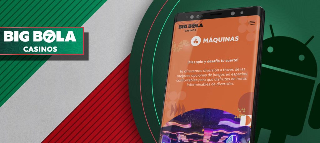 Bigbola Android aplicación de apuestas para México
