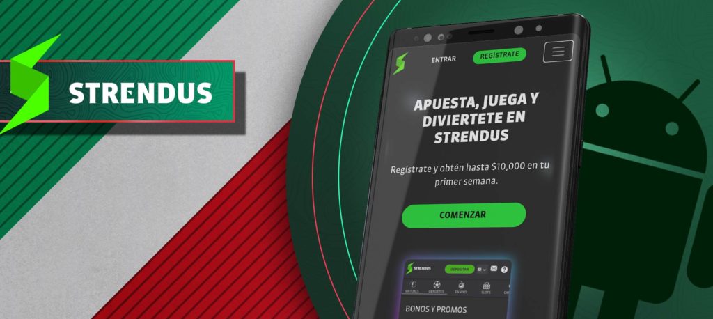 Strendus Android aplicación de apuestas para México