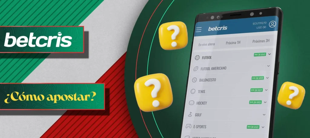 Cómo apostar correctamente en la app móvil de Betcris en México