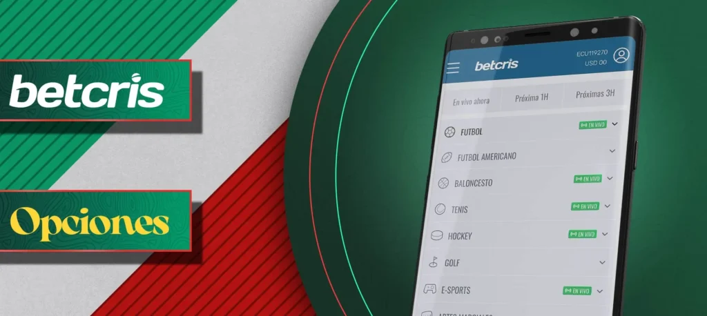A qué deportes puedes apostar en la app móvil de Betcris en México