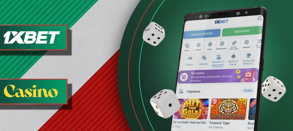 Casino en la app 1xbet en México