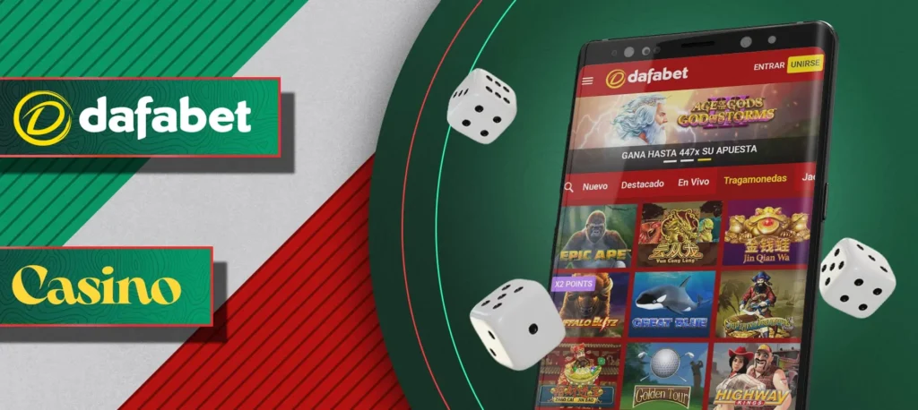 Reseña de los juegos de casino de la aplicación móvil de Dafabet 