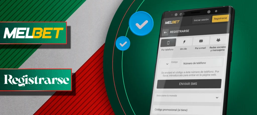 Proceso de registro en la plataforma Melbet a través de la aplicación móvil