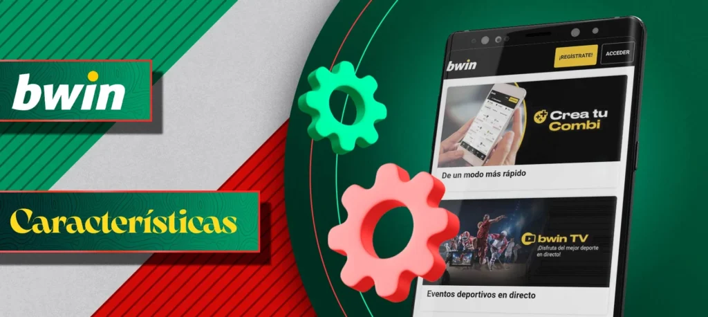 Funciones y características de la app de Bwin México