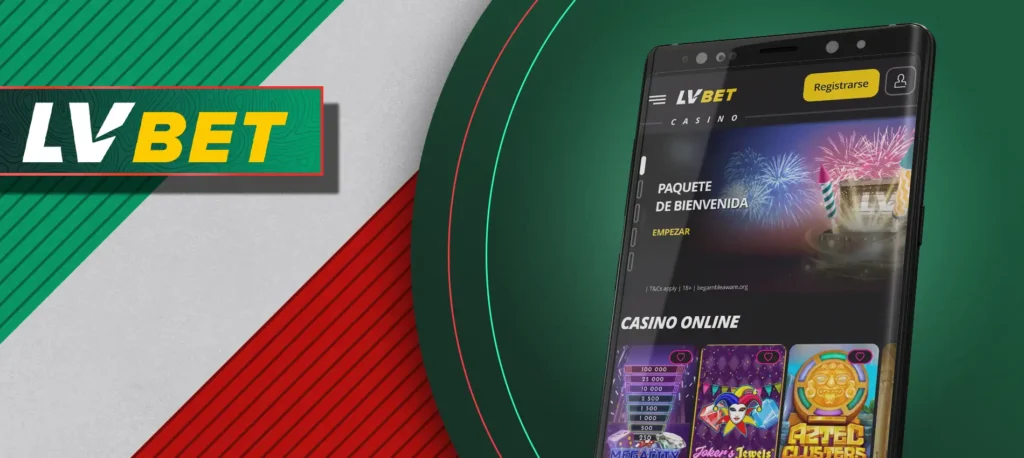 Captura de pantalla de la aplicación de apuestas LVbet