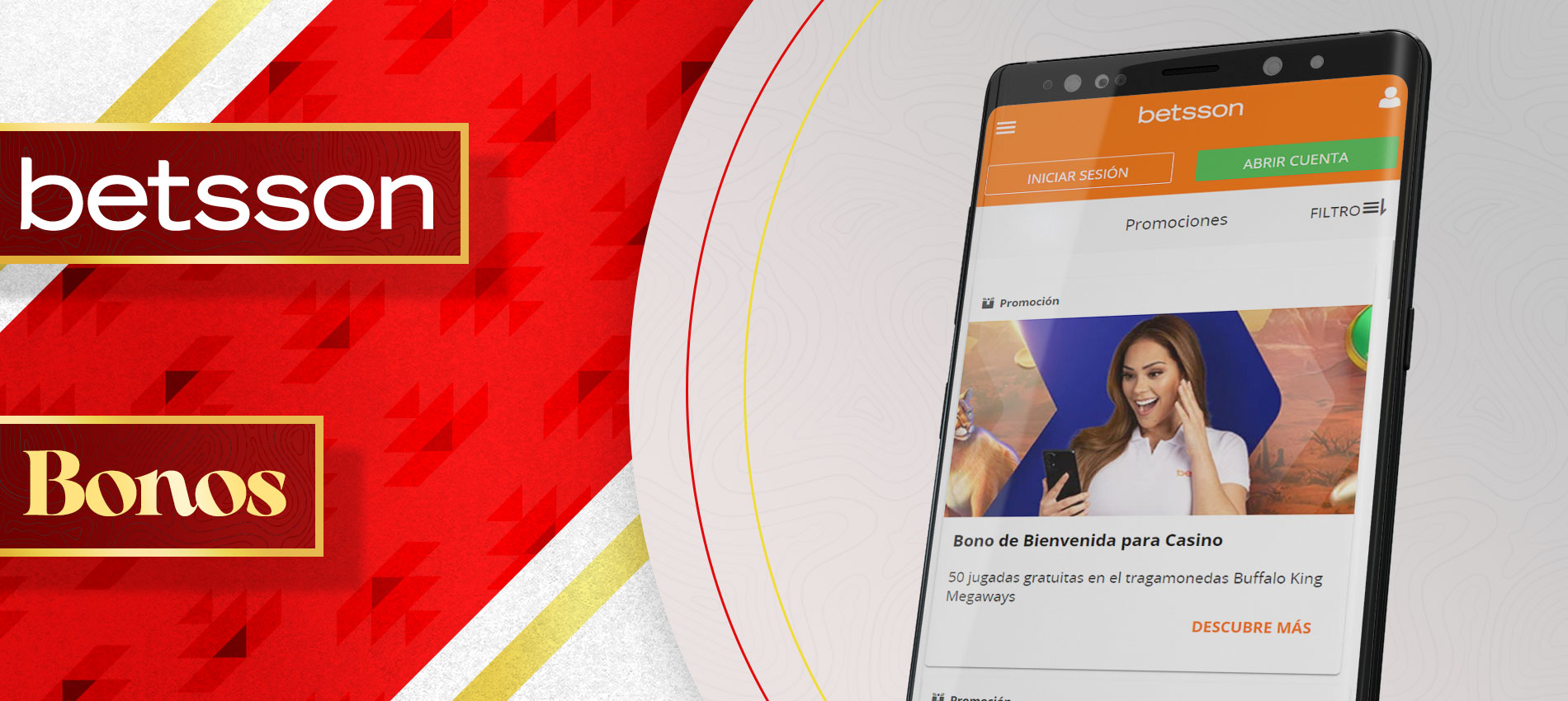 Todos los bonos y promociones actuales de la plataforma betsson.