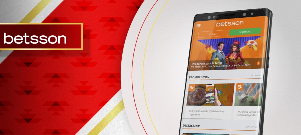 Betsson Android aplicación de apuestas para Peru
