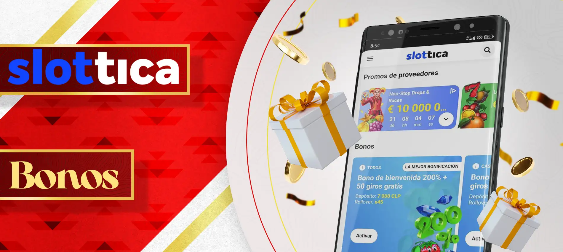 Cómo conseguir la bonificación Slottica