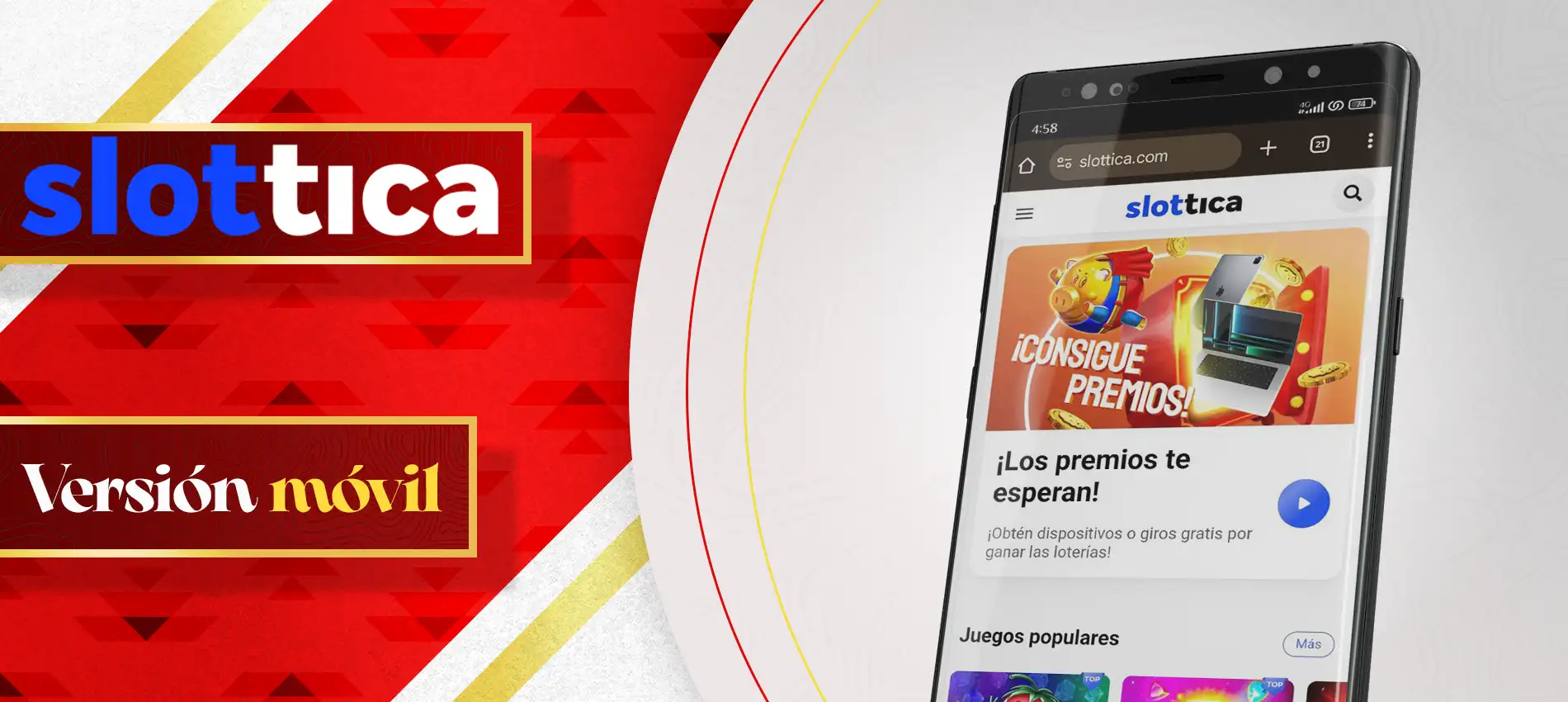 Versión para móviles de Slottica