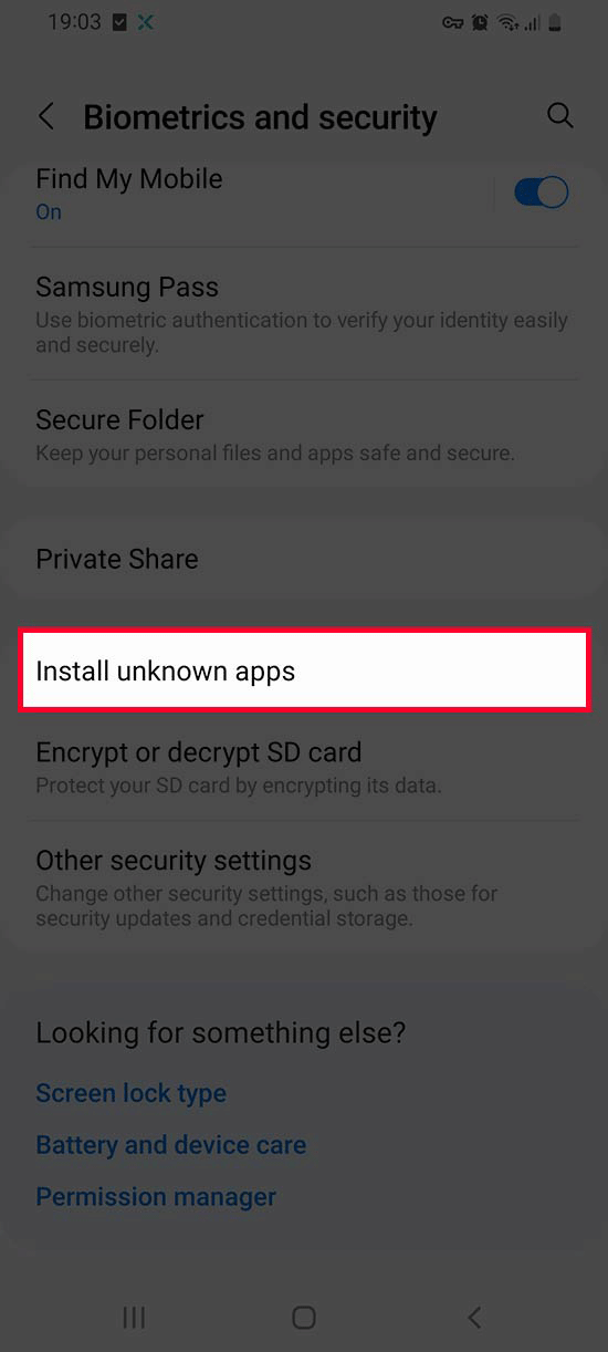 Ignora la advertencia de seguridad de tu Android Paso 3