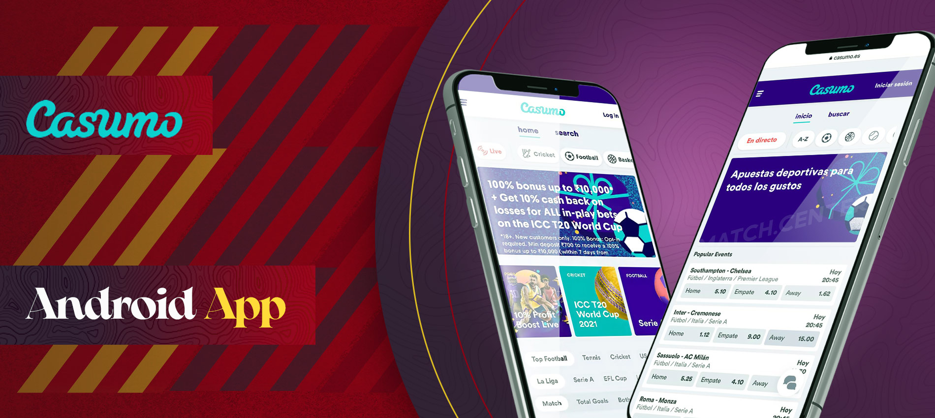 Casumo App en Android