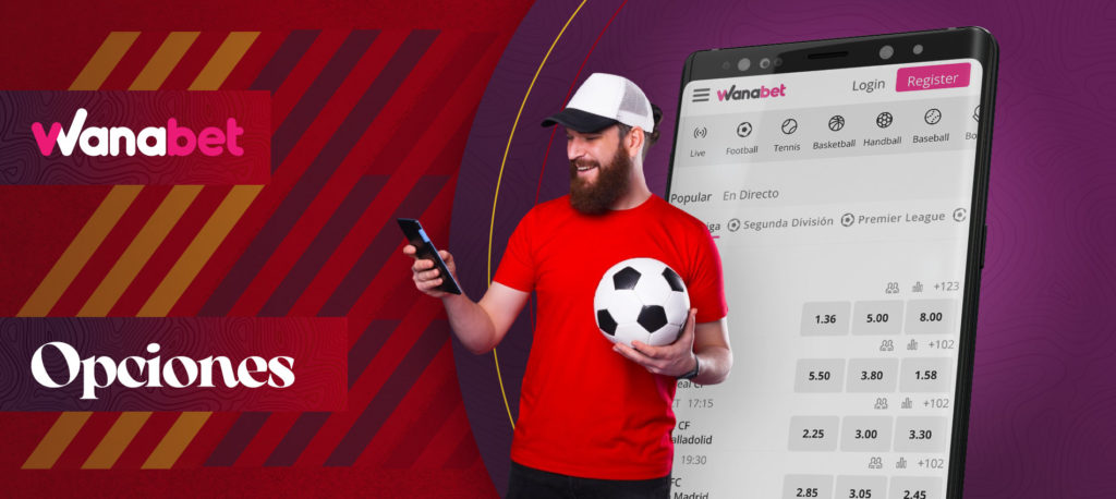¿En qué deportes puedo apostar con la aplicación móvil de Wanabet?