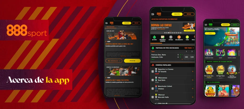 Reseña sobre la aplicación móvil de apuestas de 888Sport en España