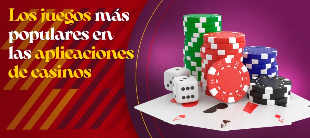 ¿Qué tipos de juegos de casino hay en las aplicaciones para móviles?