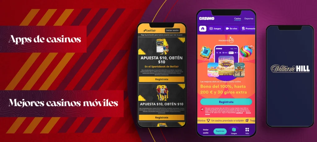 ¿Qué casas de apuestas son las mejores en app casino en España?